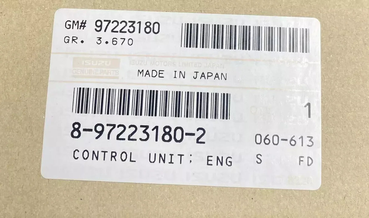 8-97223-180-2 Genuine Isuzu Control Unit - Truck To Trailer