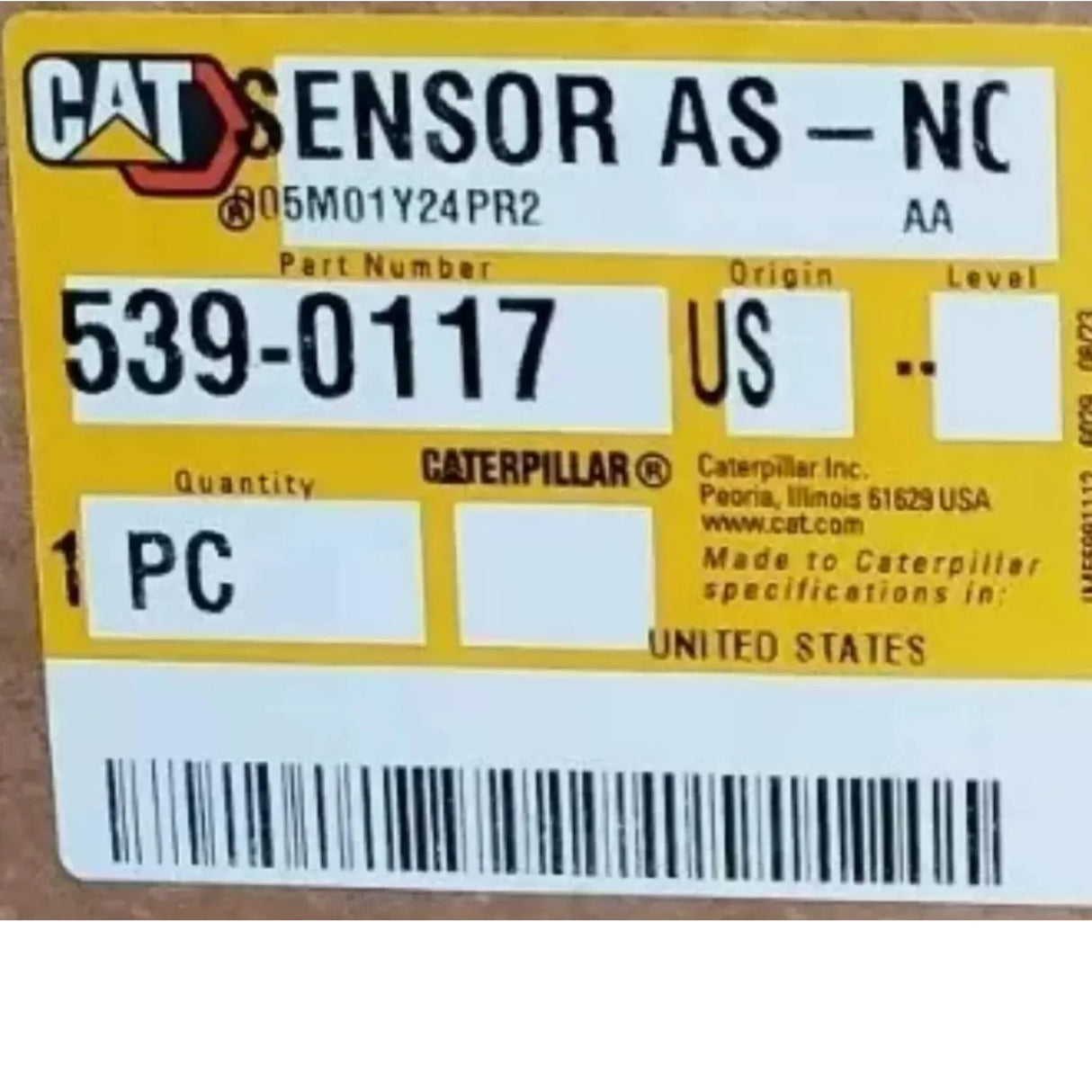 539-0117 Genuine Caterpillar NOX Nitrogen Oxide Sensor - Truck To Trailer