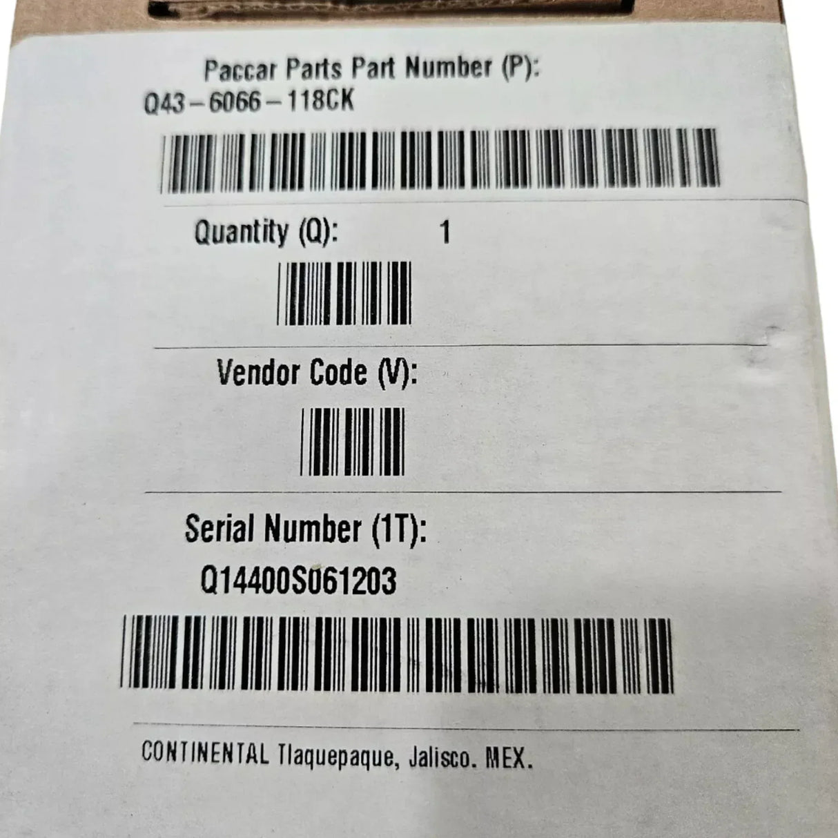 Q436002123C Genuine Paccar Fuel Level Gauge Kit - Truck To Trailer