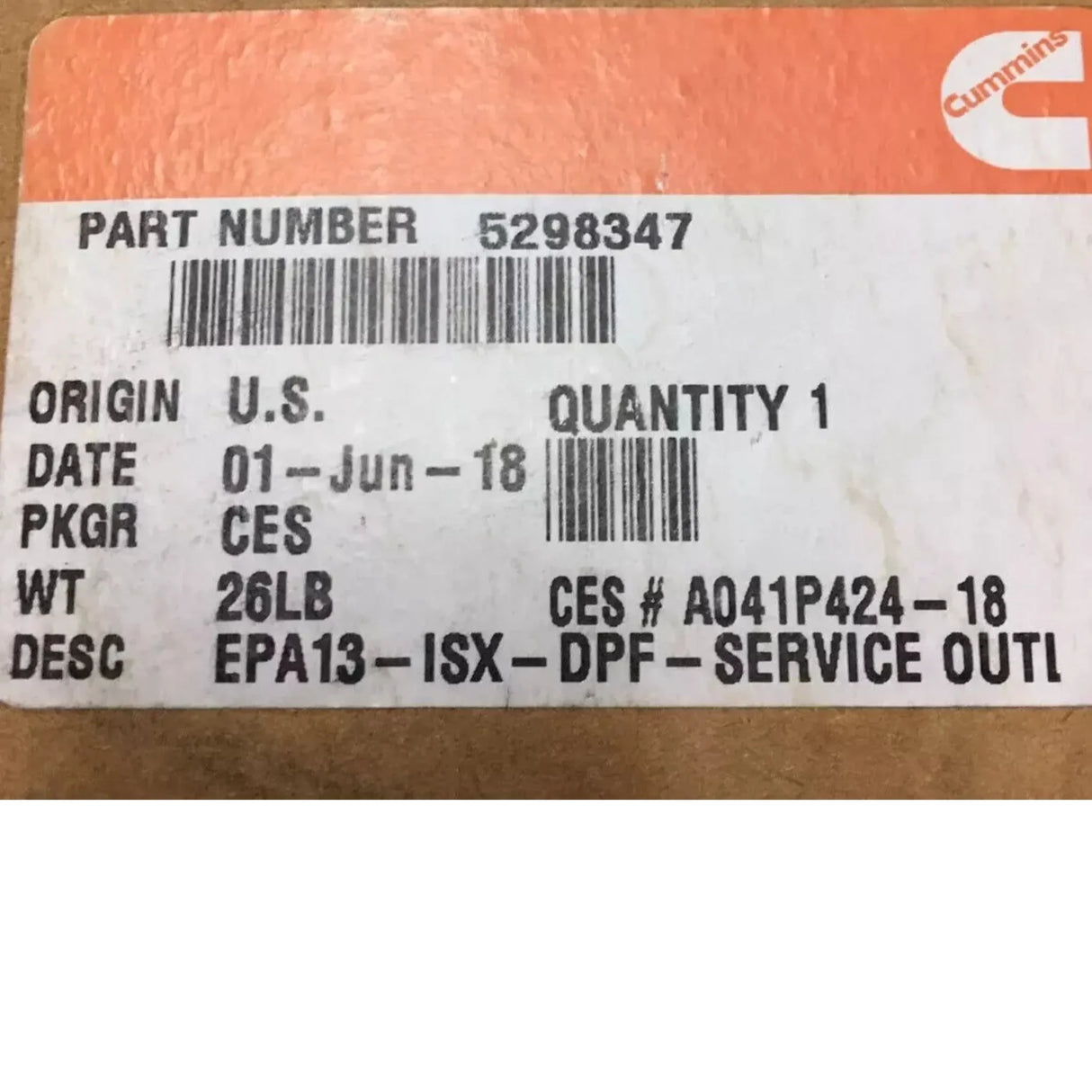 5298347 Genuine Cummins Outlet Module - Truck To Trailer