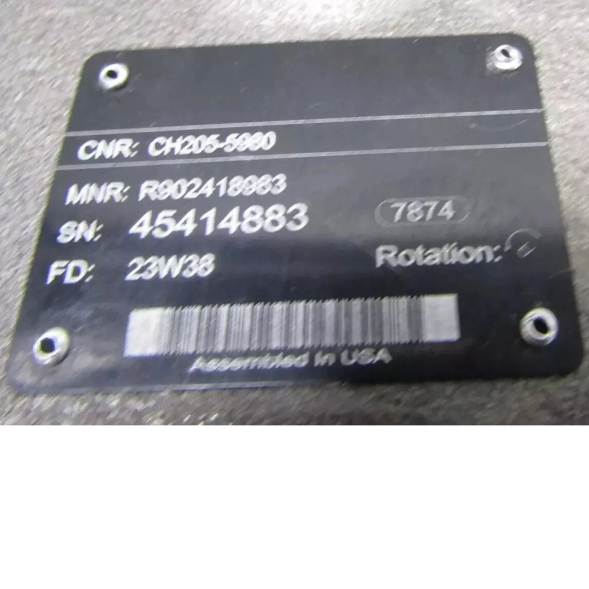 CH205-5980 Genuine Caterpillar Hydraulic Pump - Truck To Trailer