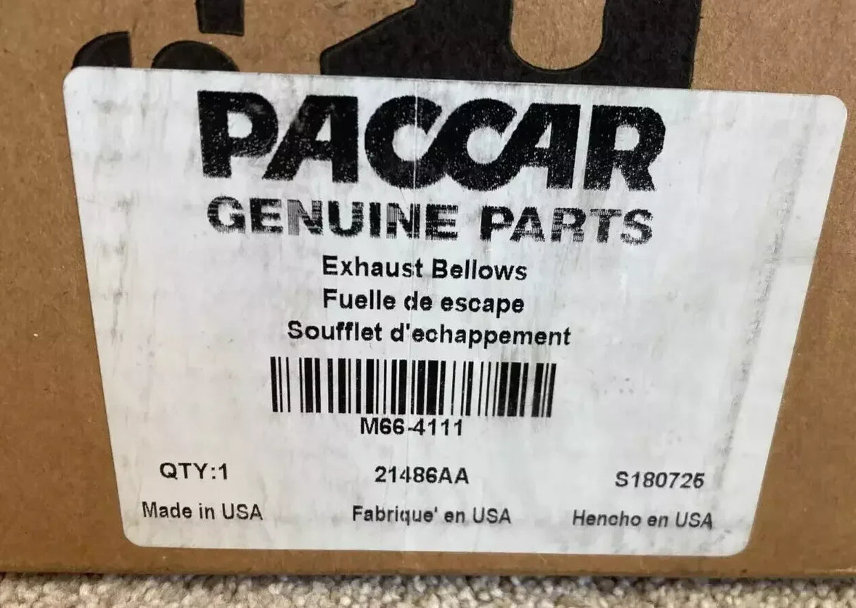 M664111 Genuine Paccar Exhaust Bellow Pipe - Truck To Trailer