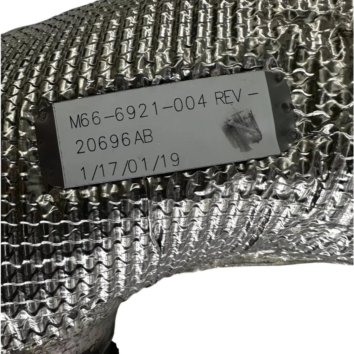 M66-6921-004 Genuine Paccar Insulated Elbow Bellow Pipe - Truck To Trailer