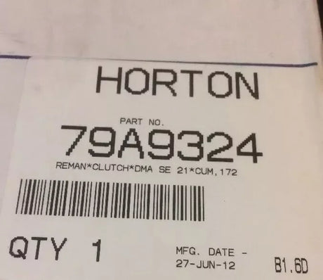 79A9324 Genuine Horton Fan Clutch - Truck To Trailer