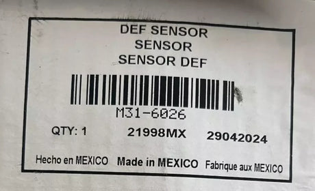 M31-6026 Genuine Peterbilt DEF Sensor - Truck To Trailer