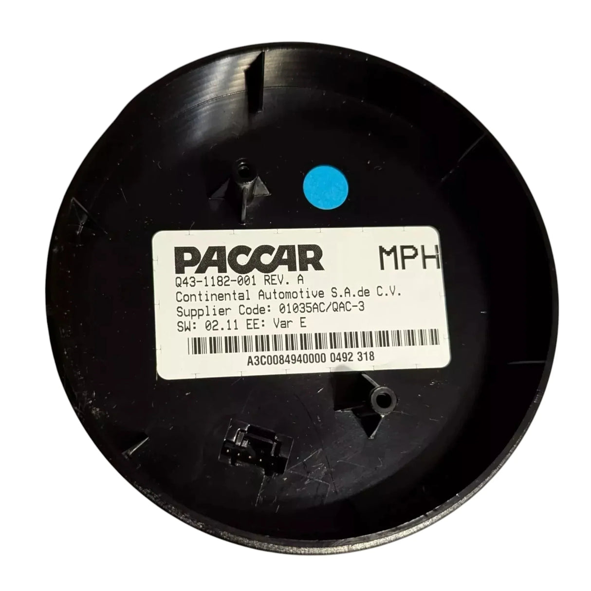 Q43-1182-001 Genuine Paccar Speedometer Gauge - Truck To Trailer