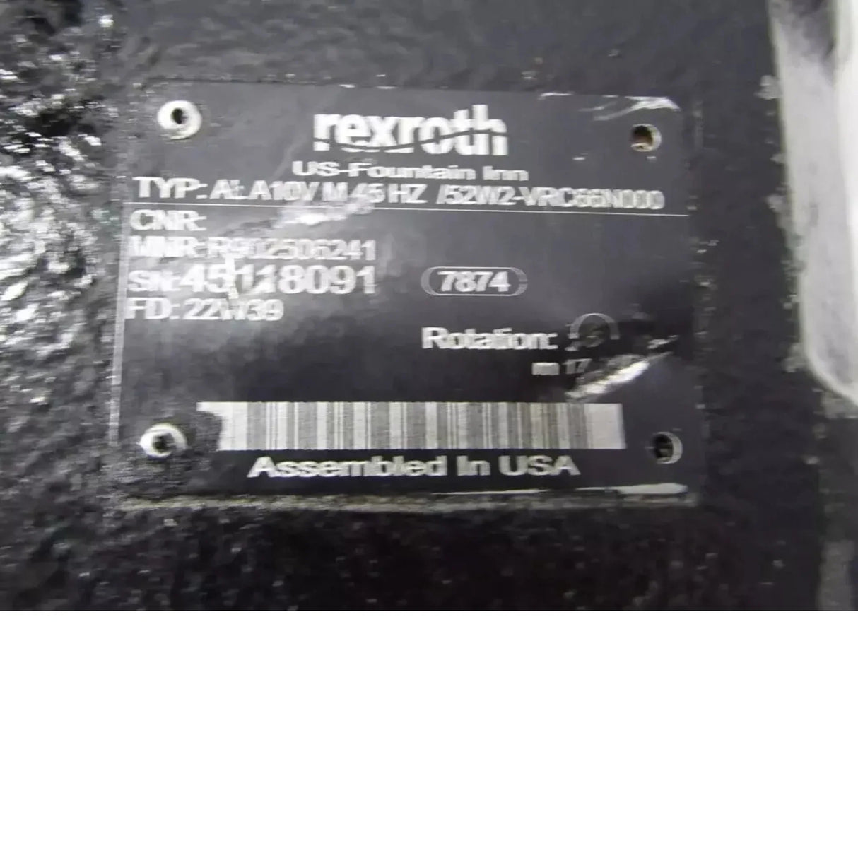 R902506241 Genuine Rexroth Hydraulic Dual Motor - Truck To Trailer