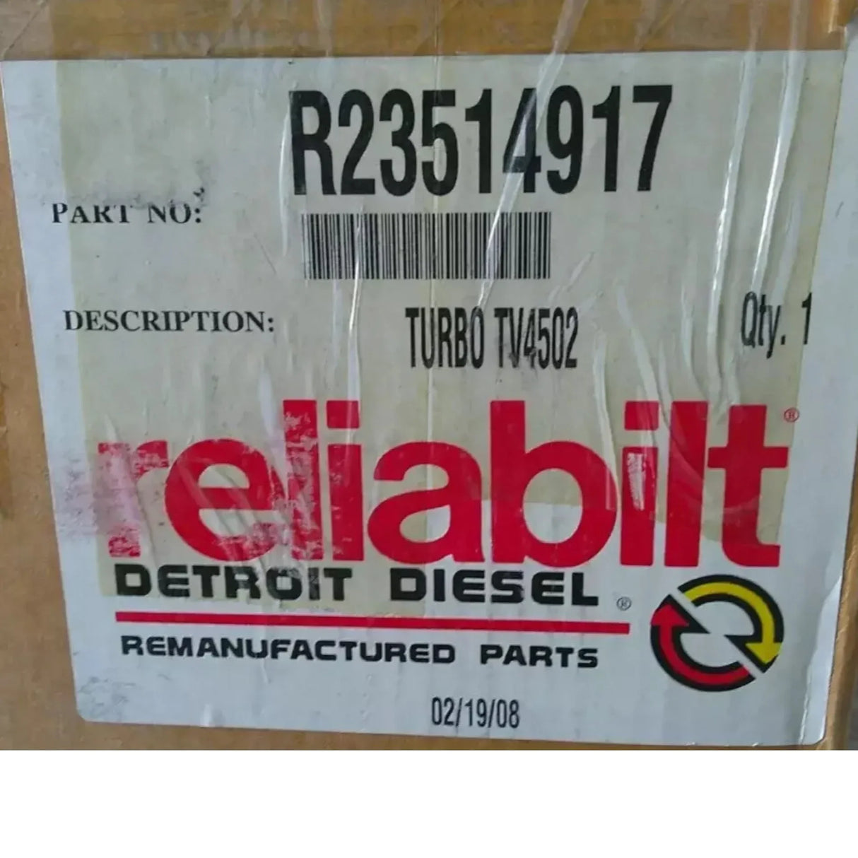 R23514917 Genuine Detroit Diesel Turbocharger - Truck To Trailer