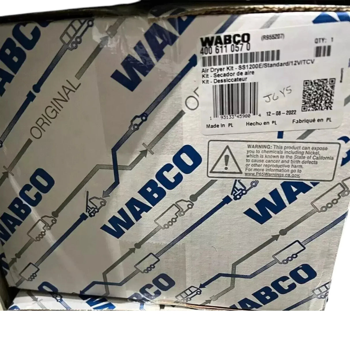 4006110570 Genuine Wabco Air Dryer SS1200E 12V - Truck To Trailer