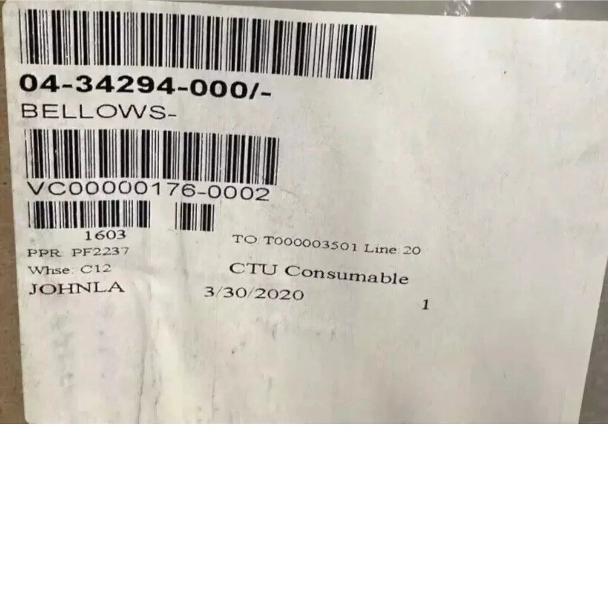 0434294000 Genuine Freightliner Long Bellows Exhaust Assembly - Truck To Trailer