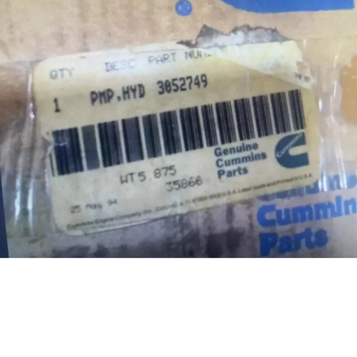 3052749 Genuine Haldex Twin Disc Pump - Truck To Trailer