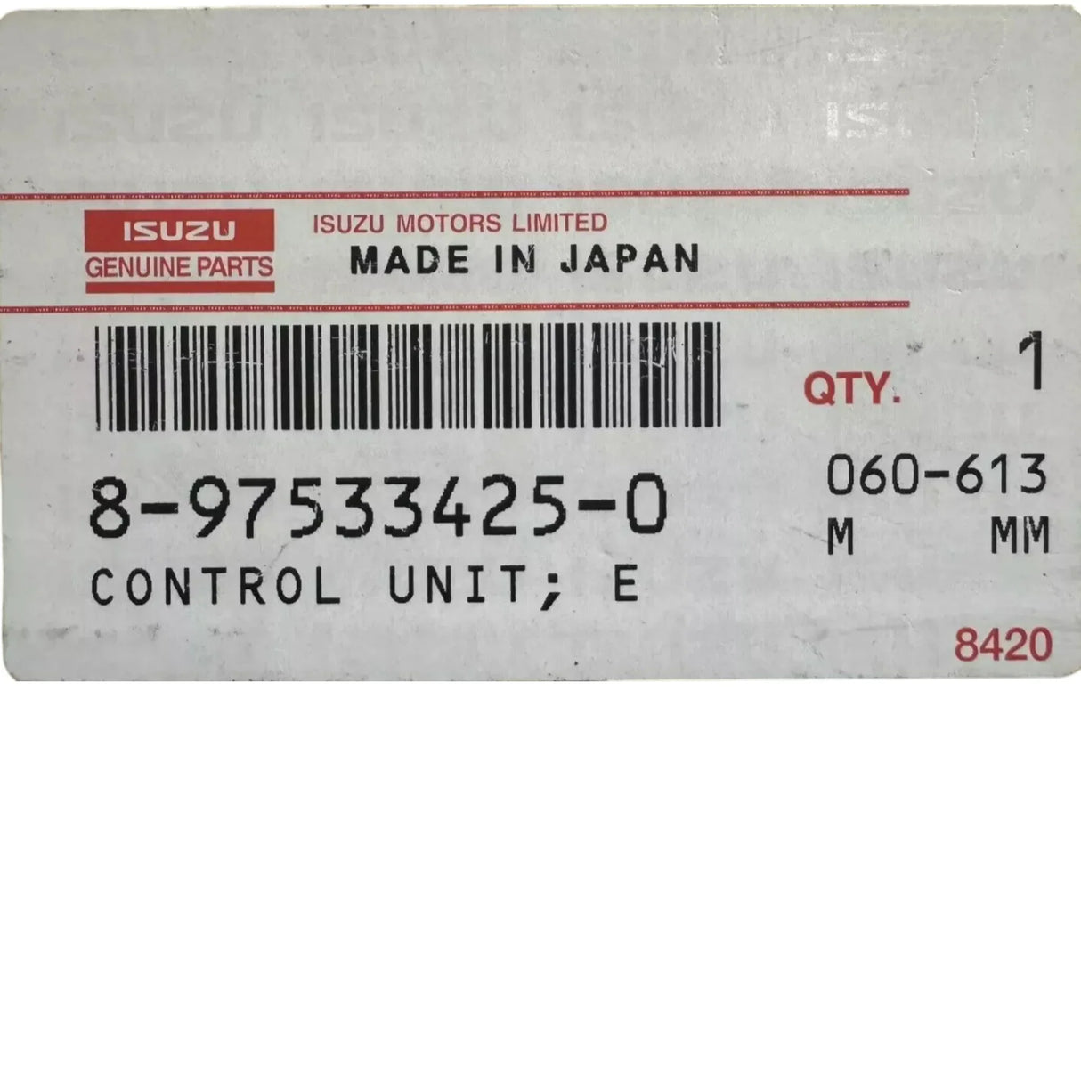8975334250 Genuine Isuzu ECM Engine Control Module - Truck To Trailer