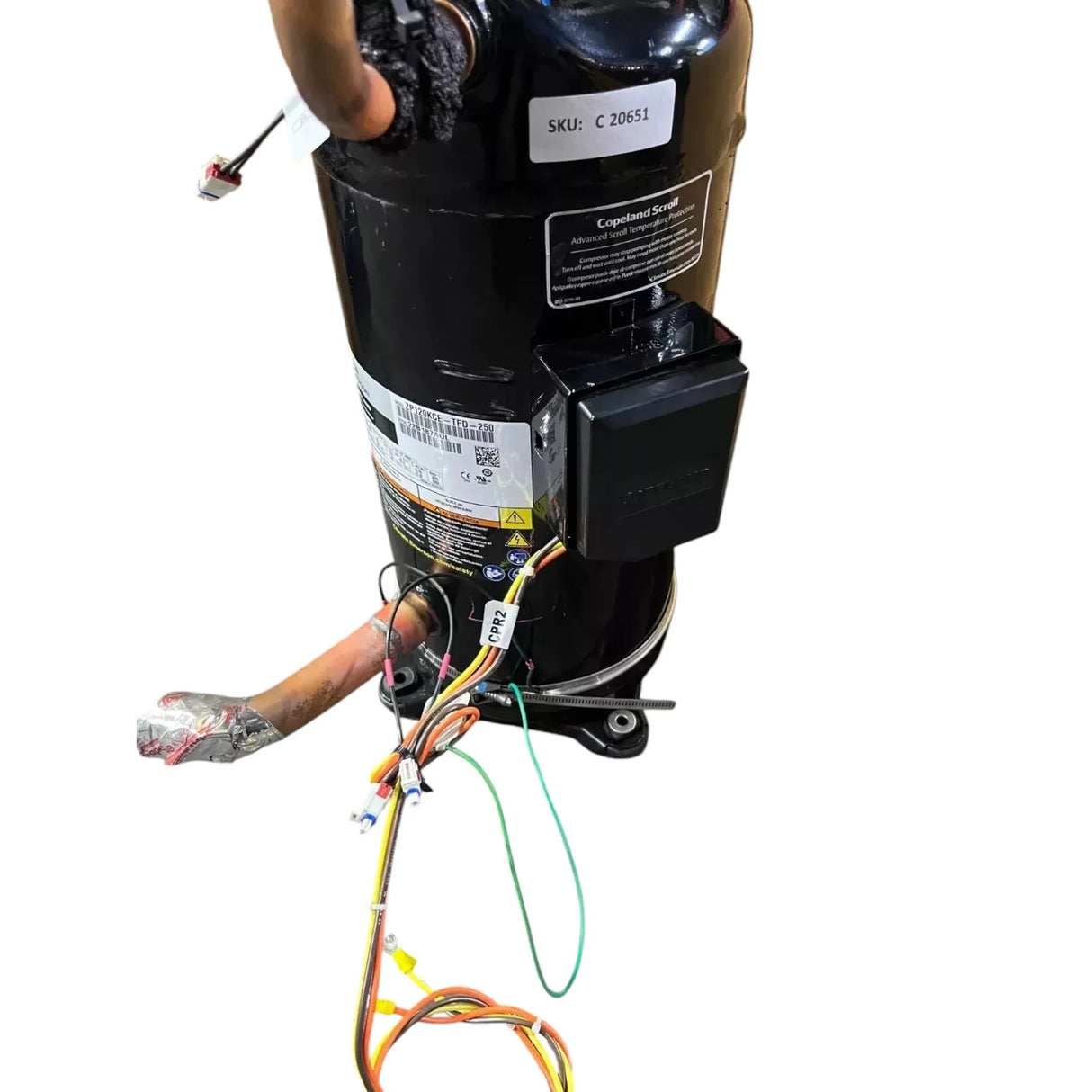 ZP120KCE-TFD-250 Genuine Copeland Scroll Compressor 460V - Truck To Trailer