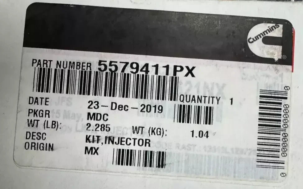 5579411RX Genuine Cummins Fuel Injector Kit - Truck To Trailer
