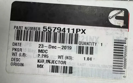 5579411RX Genuine Cummins Fuel Injector Kit - Truck To Trailer