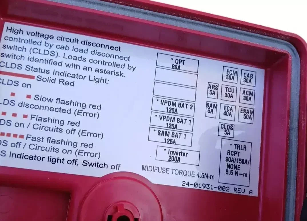 A6636856010 Genuine Freightliner Battery Cable Access Module - Truck To Trailer