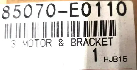 85070-E0110 Genuine Hino Wiper Motor & Bracket - Truck To Trailer