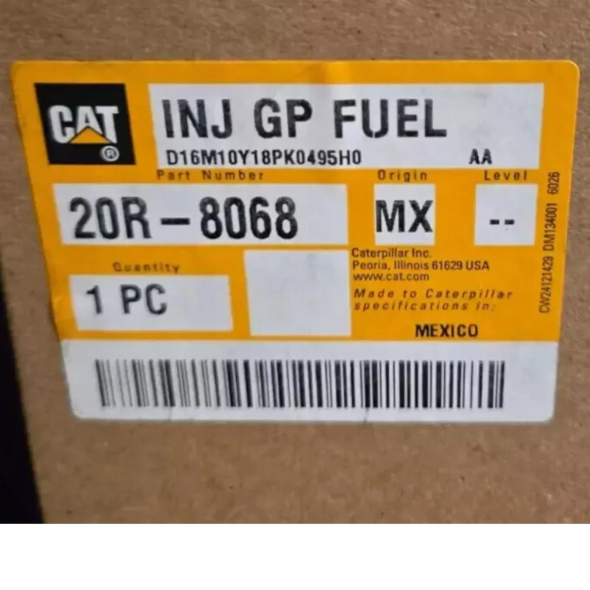 20R-8068 Genuine Cat Fuel Injector - Truck To Trailer