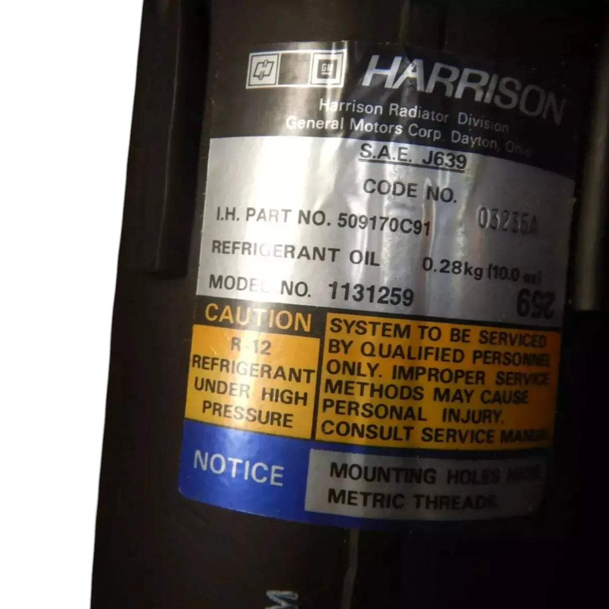 509170C91 Genuine International A/C Compressor - Truck To Trailer