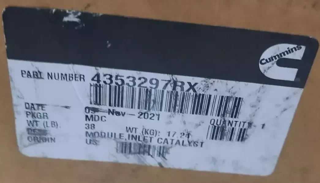 5287237 Genuine Cummins Inlet Catalyst Module - Truck To Trailer