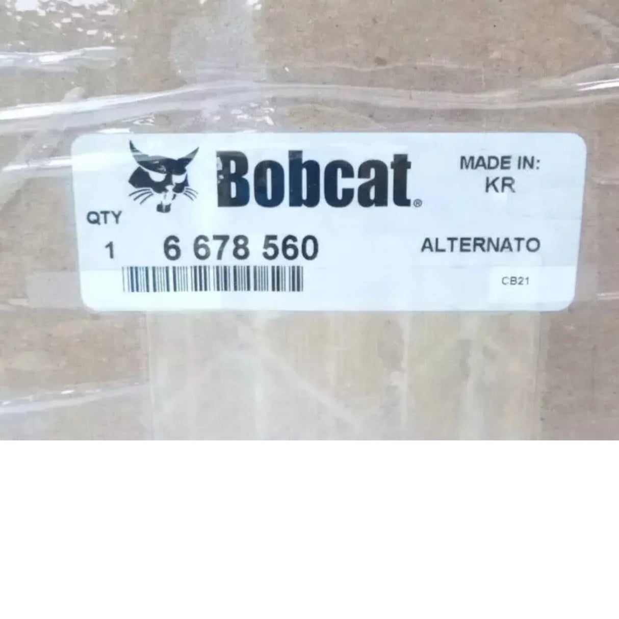 6678560 Genuine Bobcat Alternator 12V 64 Amp - Truck To Trailer