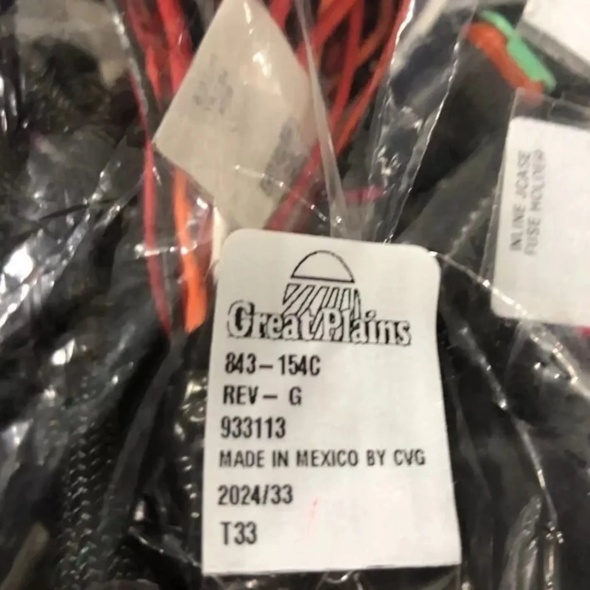 843-154C Genuine Kubota Wiring Harness - Truck To Trailer