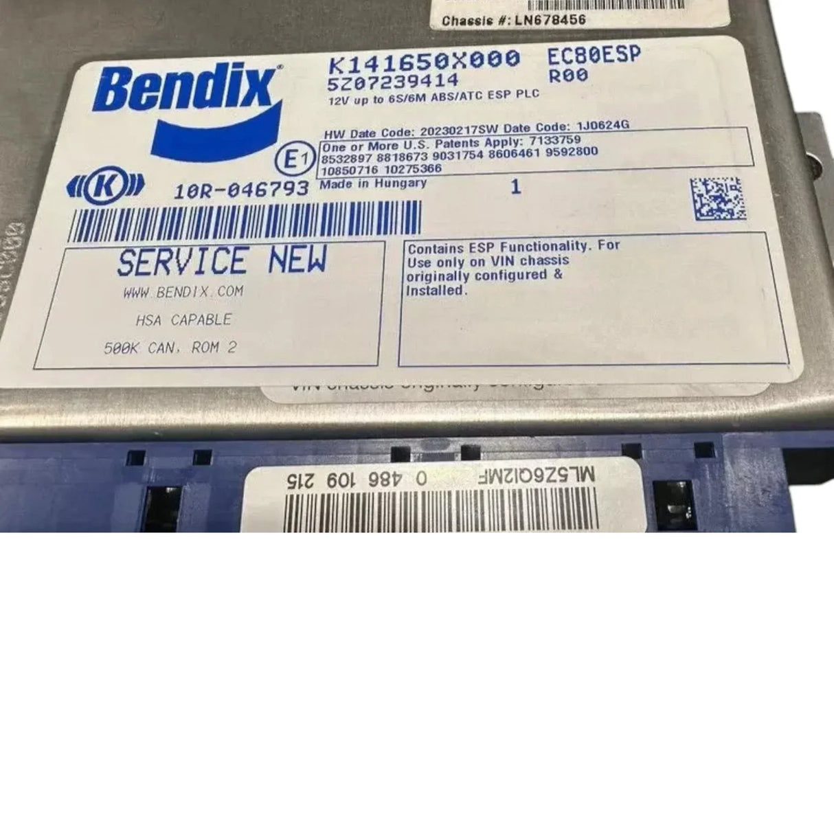 K141650X000 Genuine Bendix ECU Electronic Control Unit - Truck To Trailer