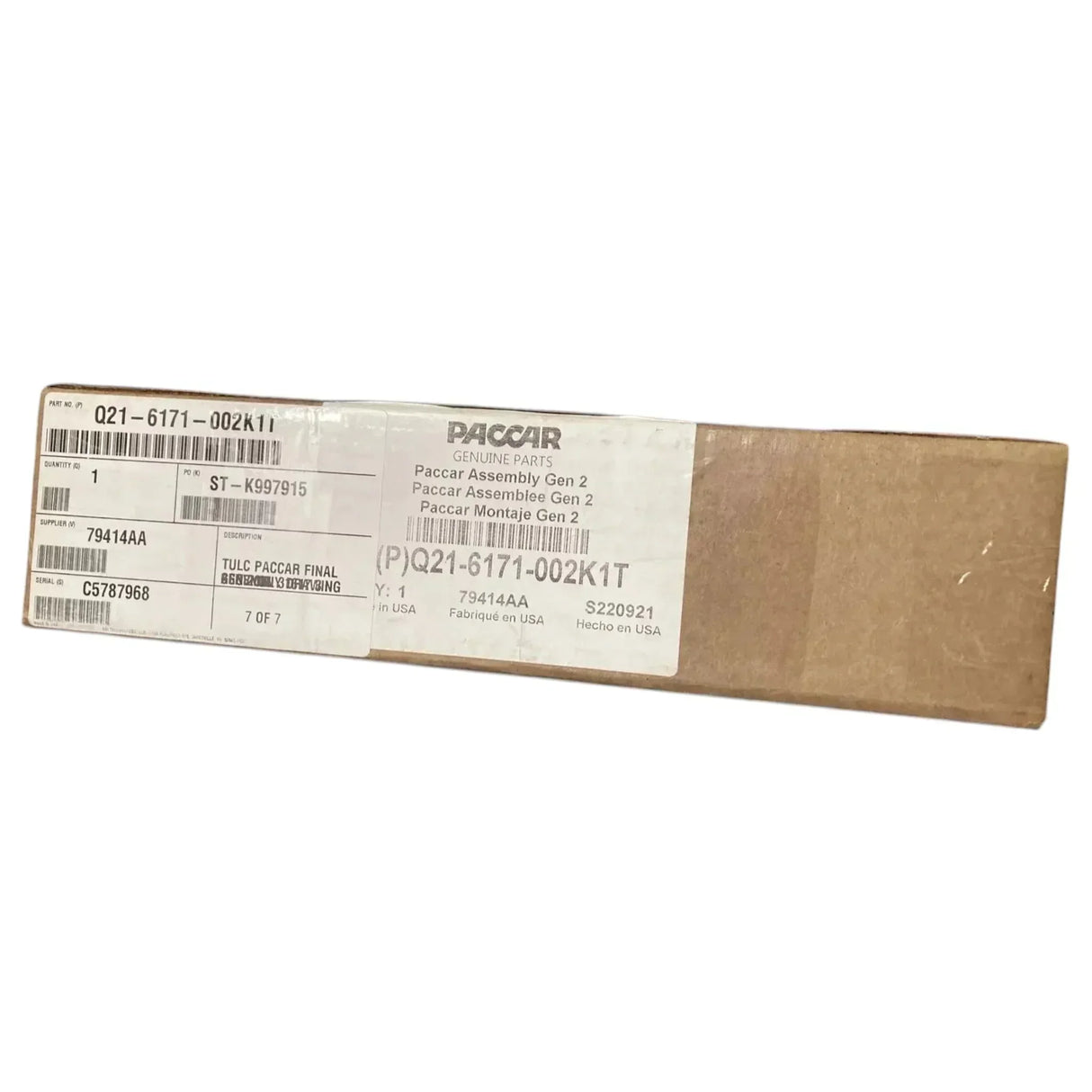 Q216171002K1T Genuine Paccar Def Sensor - Truck To Trailer