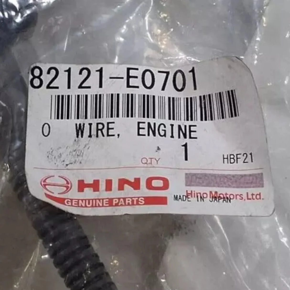 82121-E0701 Genuine Hino Engine Wire - Truck To Trailer