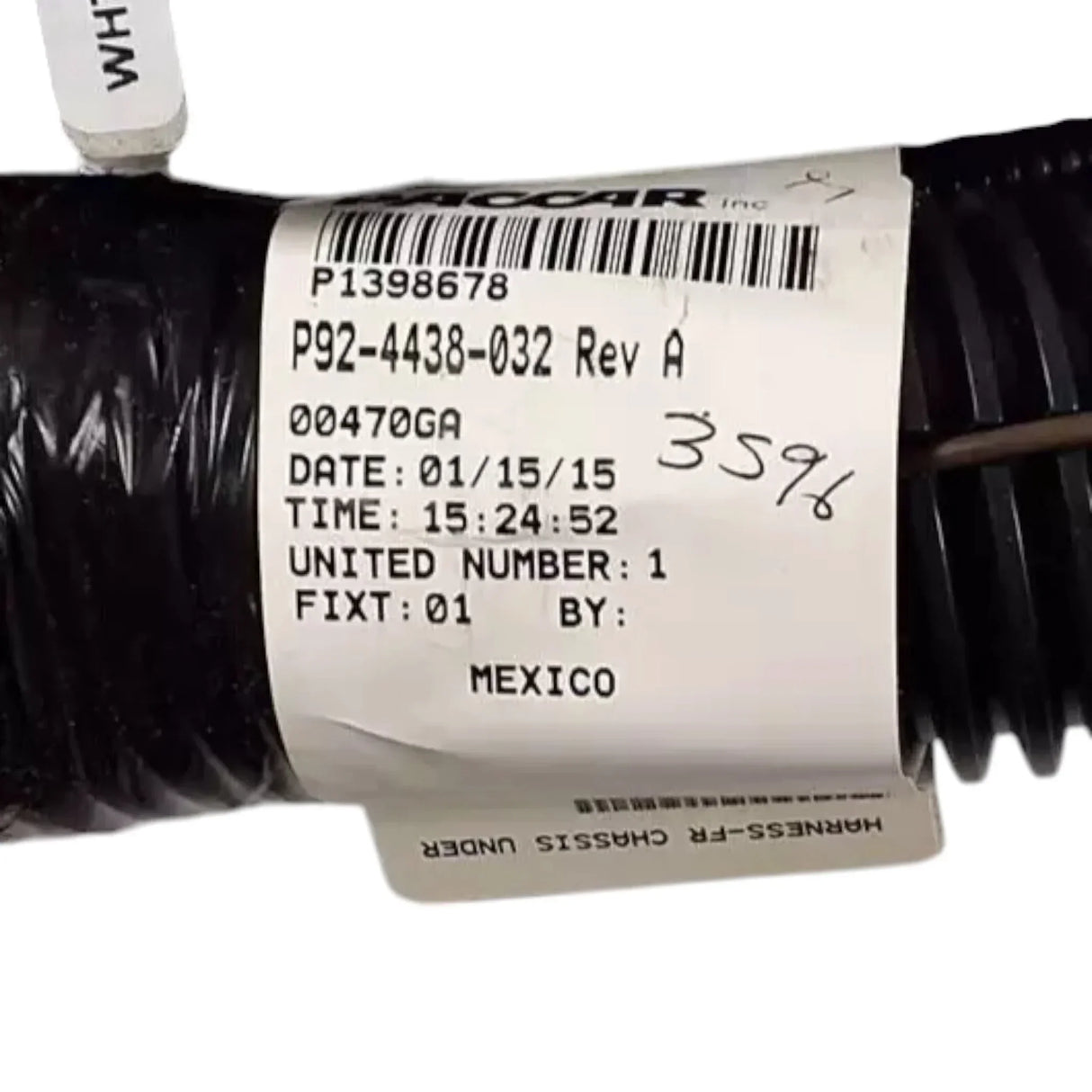 P924438032 Genuine Paccar Wiring Harness - Truck To Trailer