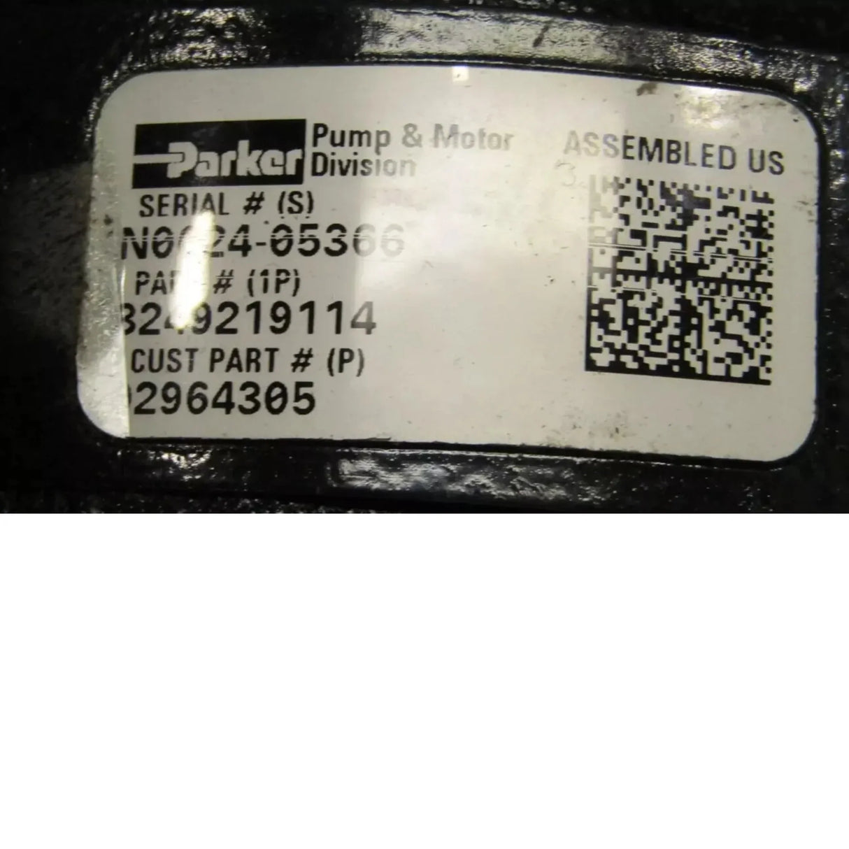 02964305 Genuine Parker Hydraulic Motor M330A 3.94CID - Truck To Trailer