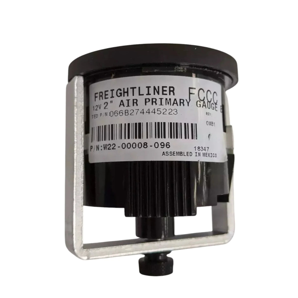 W22-00008-096 Genuine Meritor Freightliner Air Pressure Gauge 12V - Truck To Trailer