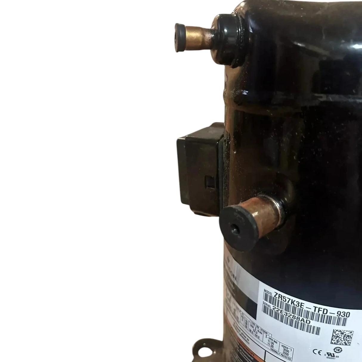 ZR57K3E-TFD-930 Genuine Copeland Scroll Compressor 460V - Truck To Trailer