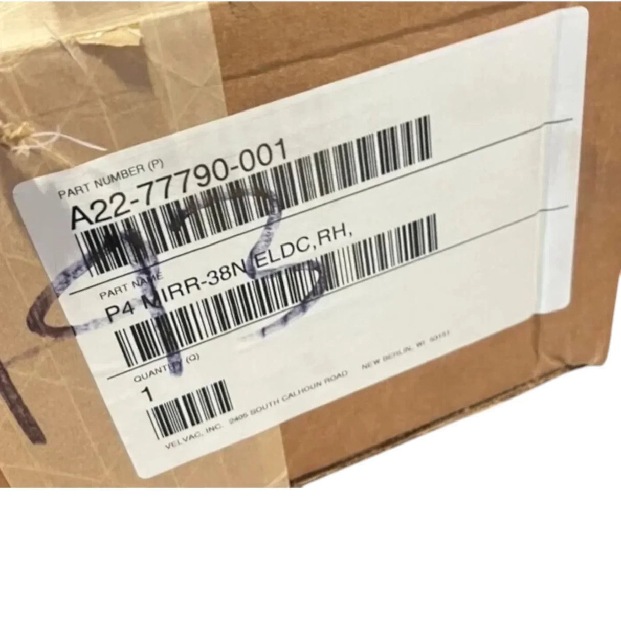 A2277790009 Genuine Freightliner Right Side Hood Mirror - Truck To Trailer