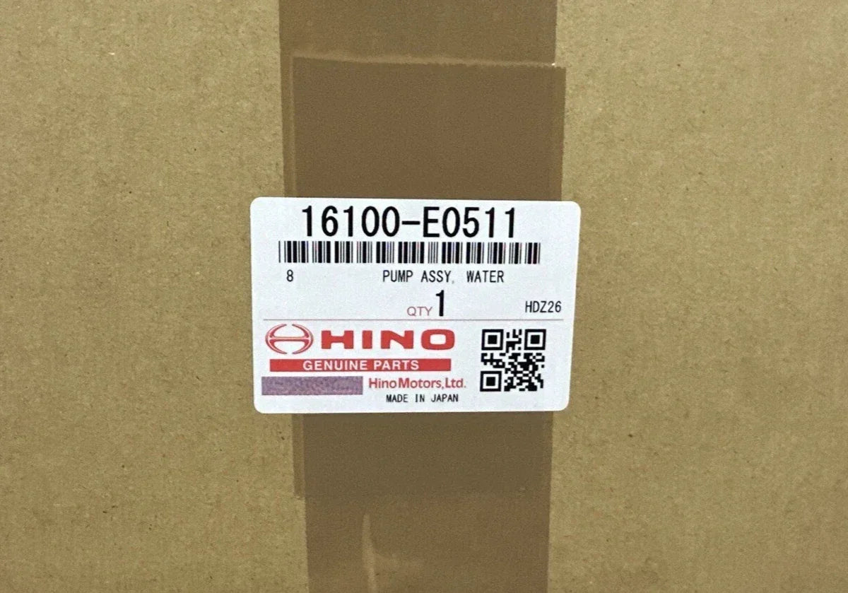 16100-E0511 Genuine Hino Water Pump Assembly - Truck To Trailer