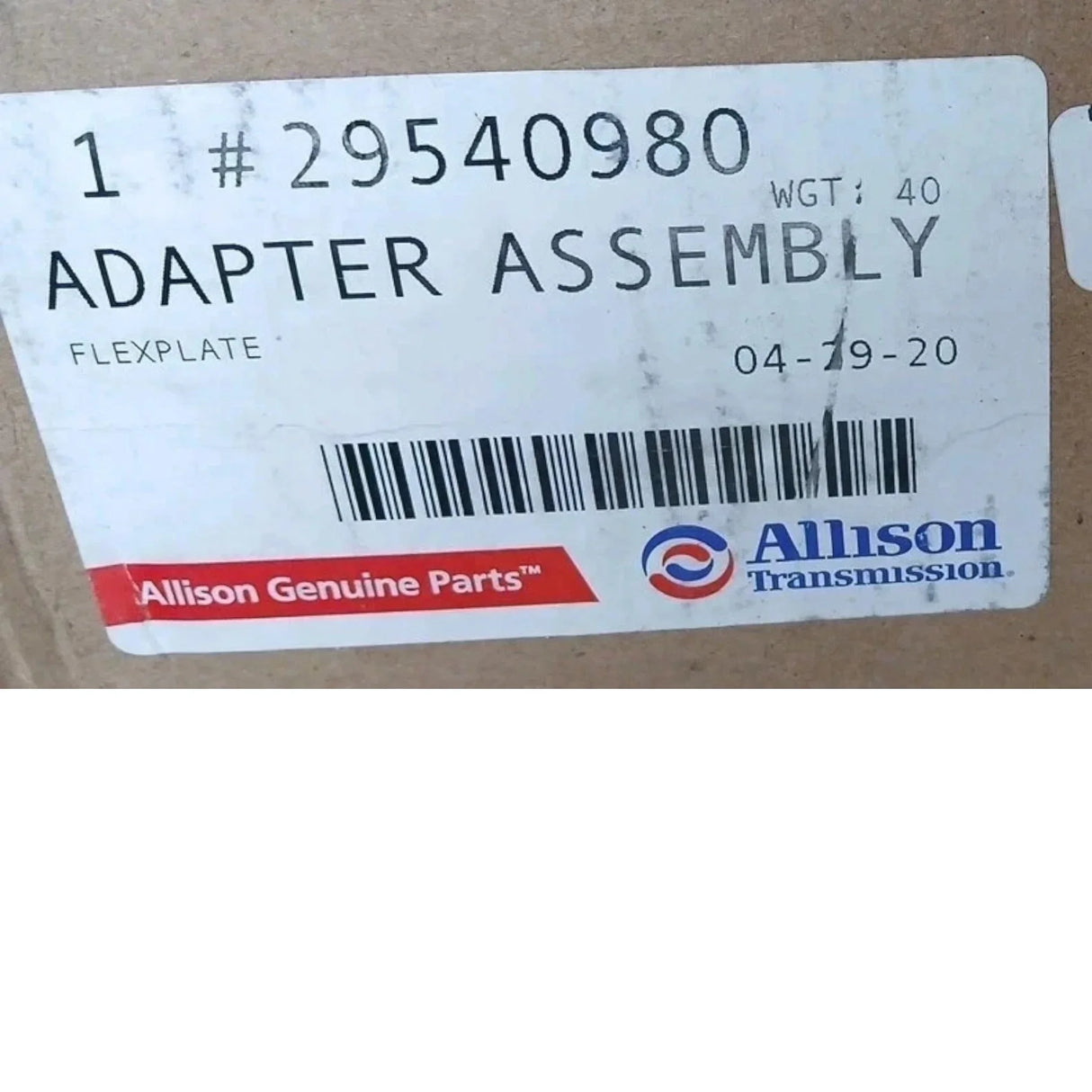 29540980 Genuine Allison Flexplate Adapter Assembly - Truck To Trailer