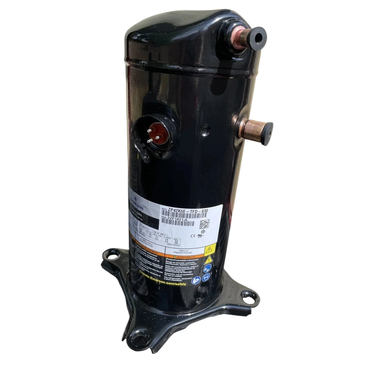 ZP42K6E-TFD-830 Genuine Copeland Scroll Compressor 460V - Truck To Trailer