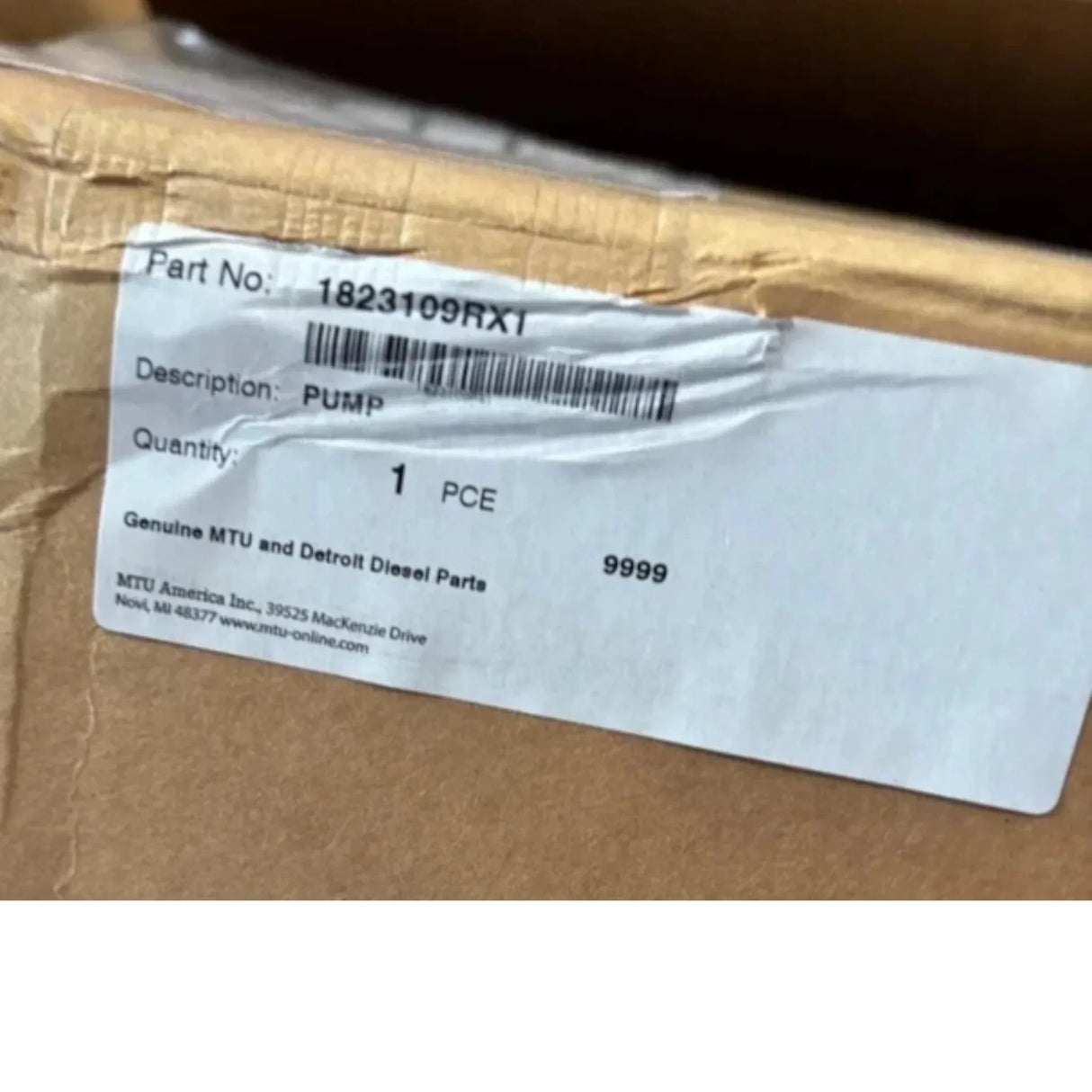 1823109RX1 Genuine International Injection Pump - Truck To Trailer