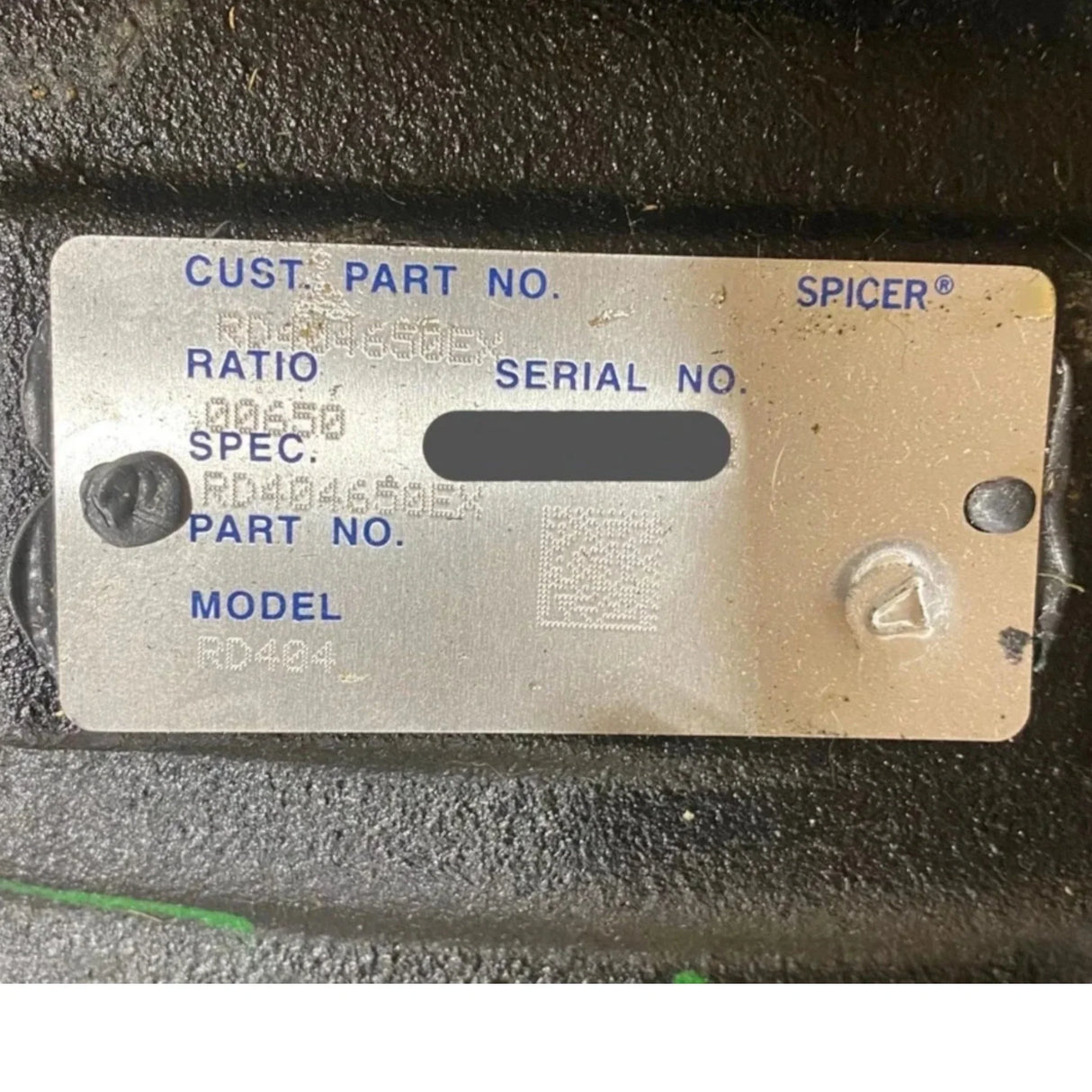 RD404650EX Genuine Dana Spicer Exchange Carrier 41RD404 Ratio 650 - Truck To Trailer