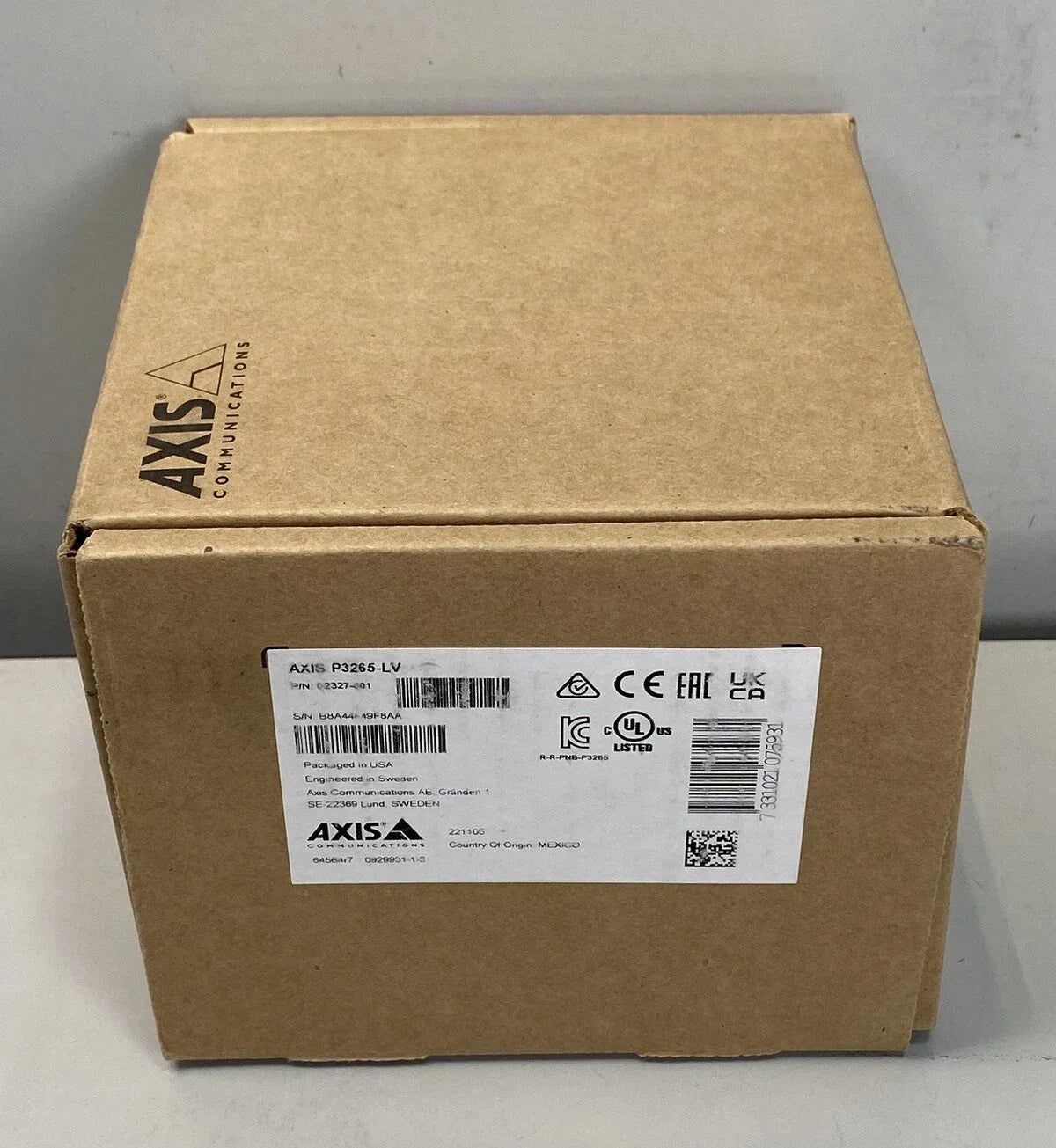 02327-001 AXIS P3265-LV Dome Camera - Truck To Trailer