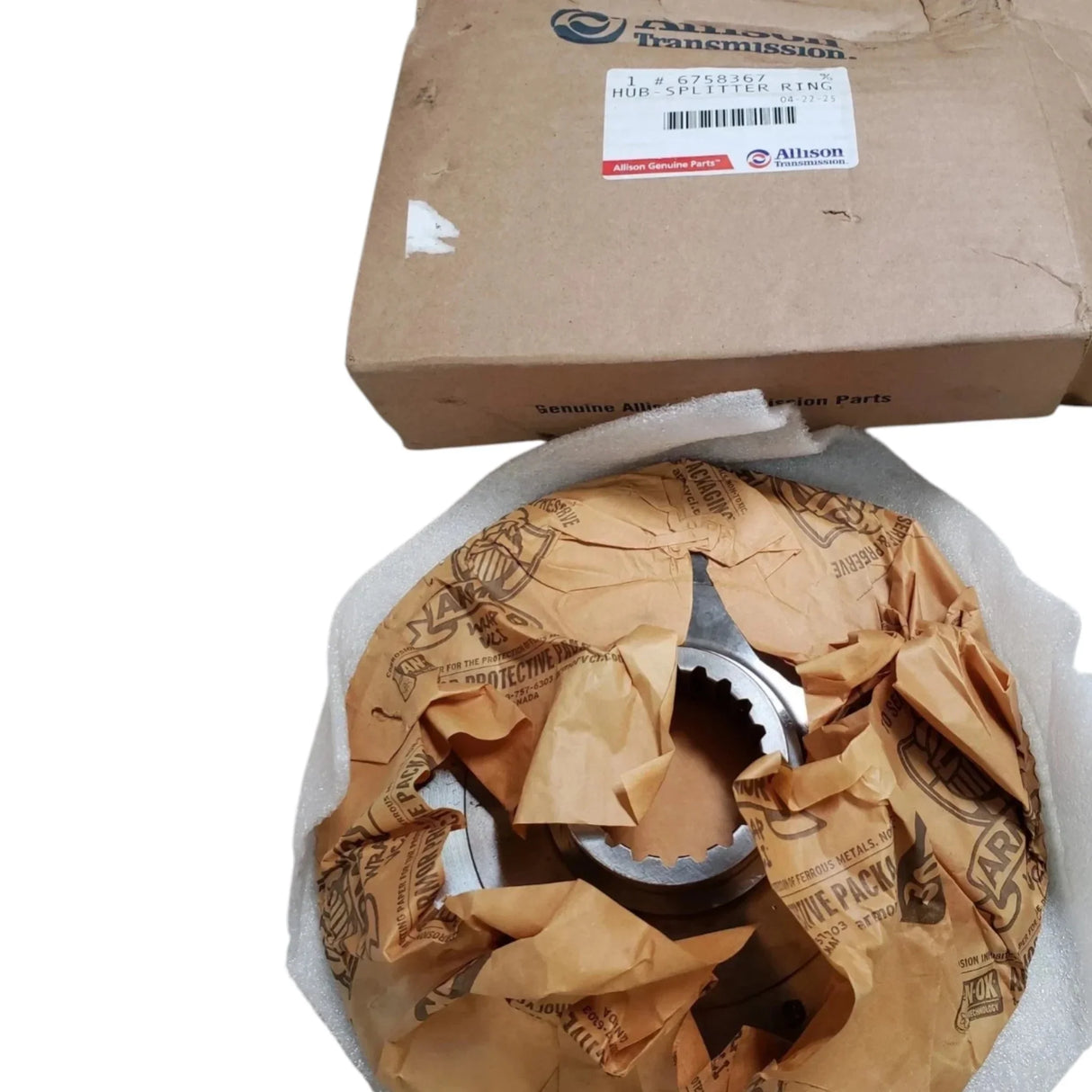 6758367 Genuine Allison High Range Ring Gear Hub - Truck To Trailer