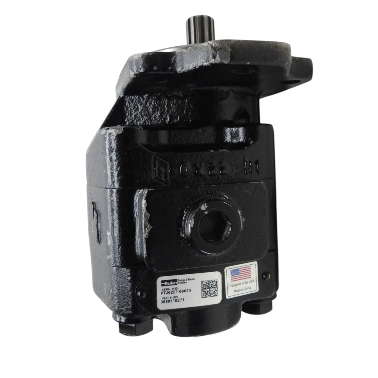 308-9110-271 Genuine Parker P20 Gear Pump Bi-Rot Sae B 7/8"-13T Spline - Truck To Trailer