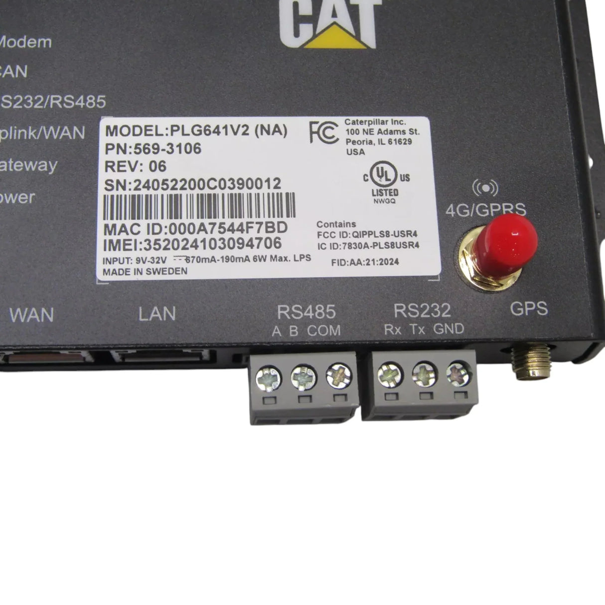 569-3106 Caterpillar Electronic Control Group - Truck To Trailer