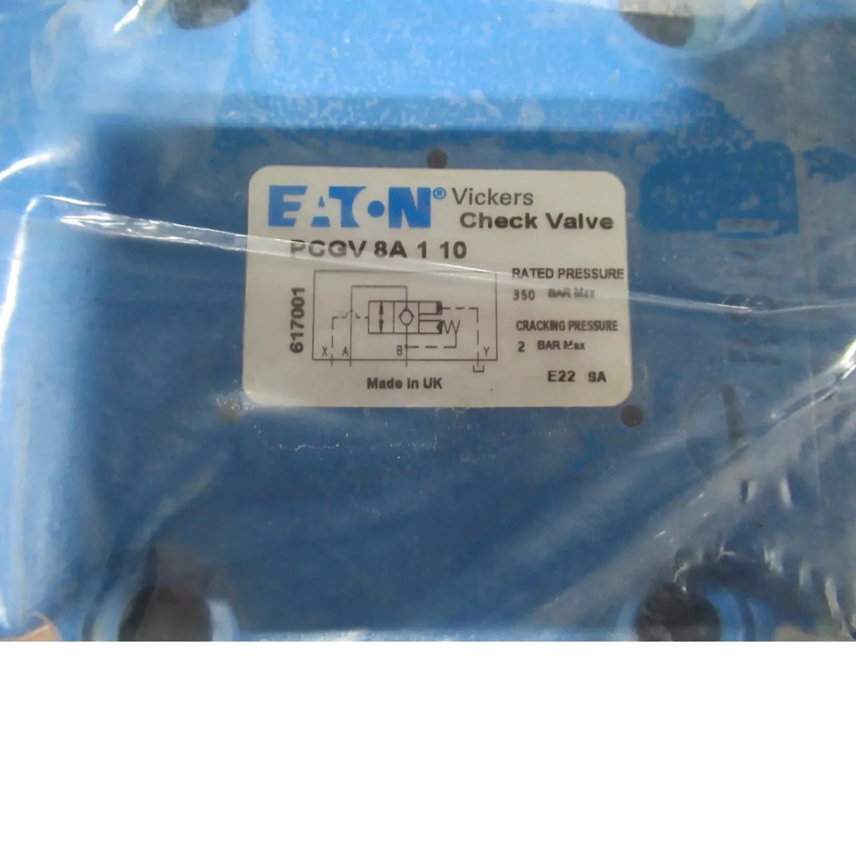 PCGV 8A 1 10 Eaton Pilot Operated Check Hydraulic Valve - Truck To Trailer