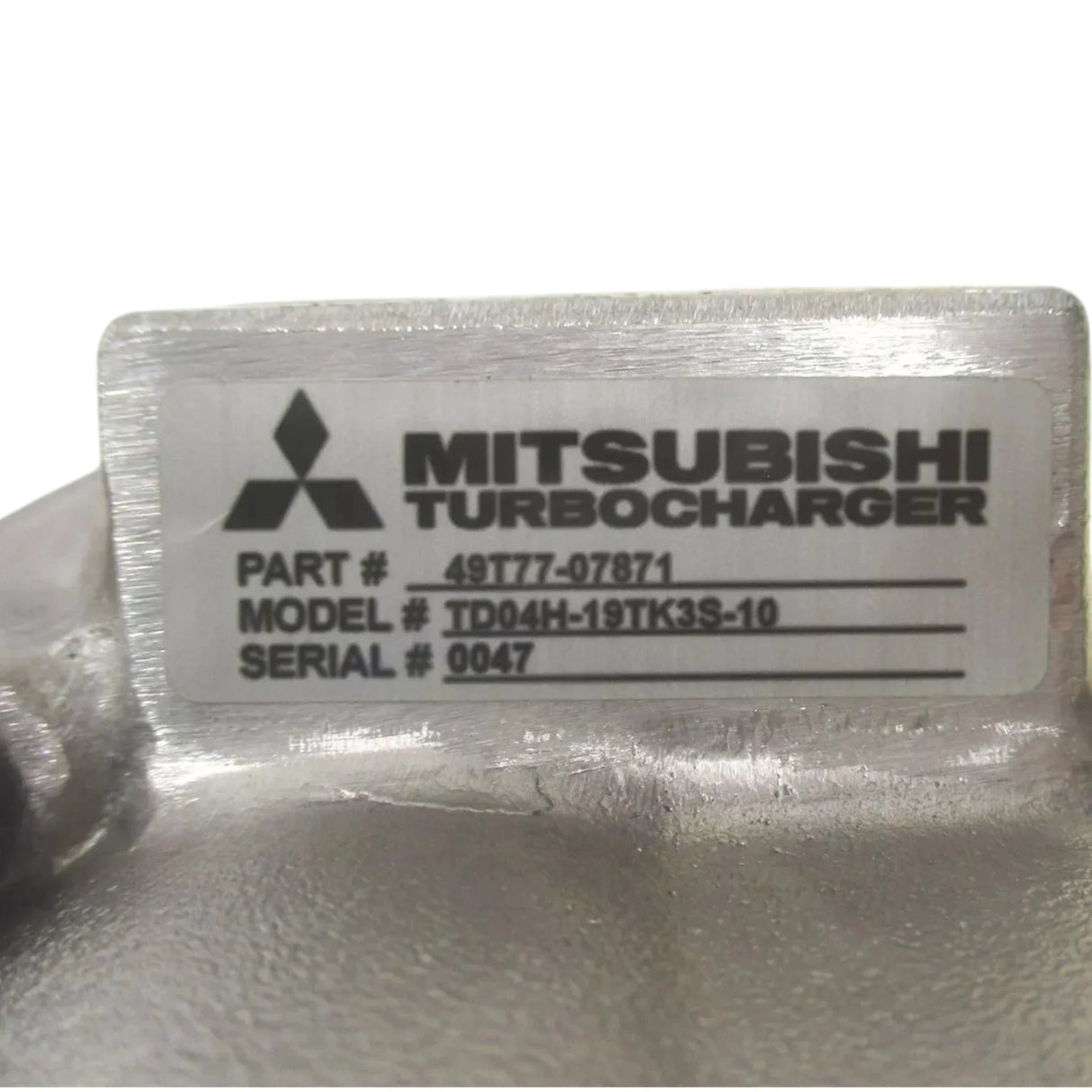 49T7707870 Mitsubishi Turbocharger TD04 - Truck To Trailer