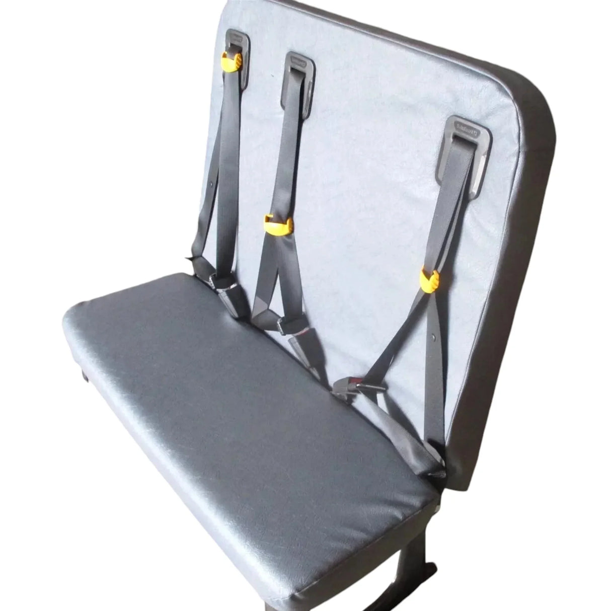 3778085C92 International Seat RH Bus Body 39 BTI 3-PT NL 42 Vinyl Gray N/ICS - Truck To Trailer