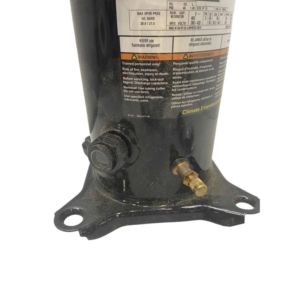 ZB21KCE-TFD-930 Genuine Copeland Scroll Compressor - Truck To Trailer