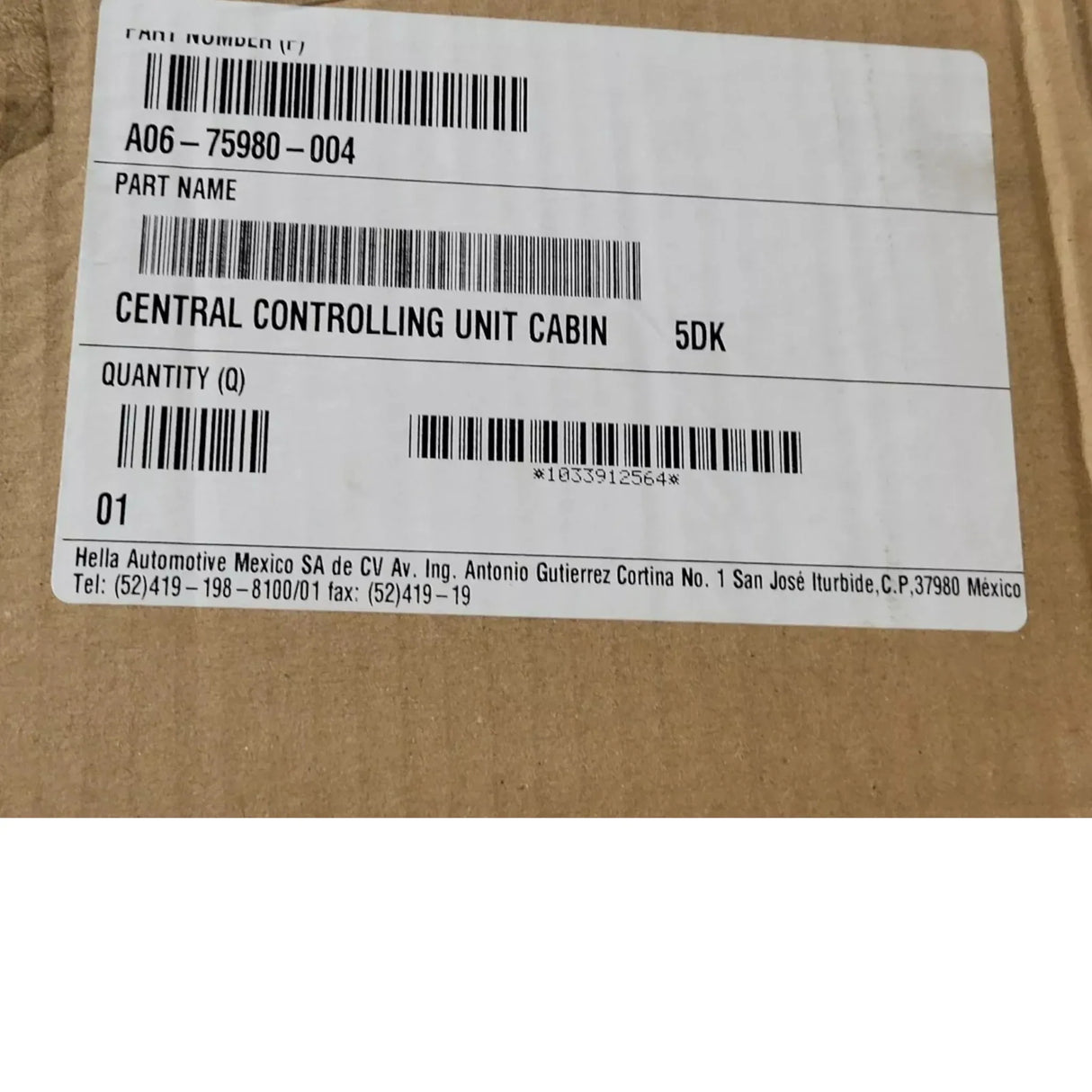 A06-75980-004 Freightliner Central Control Unit - Truck To Trailer