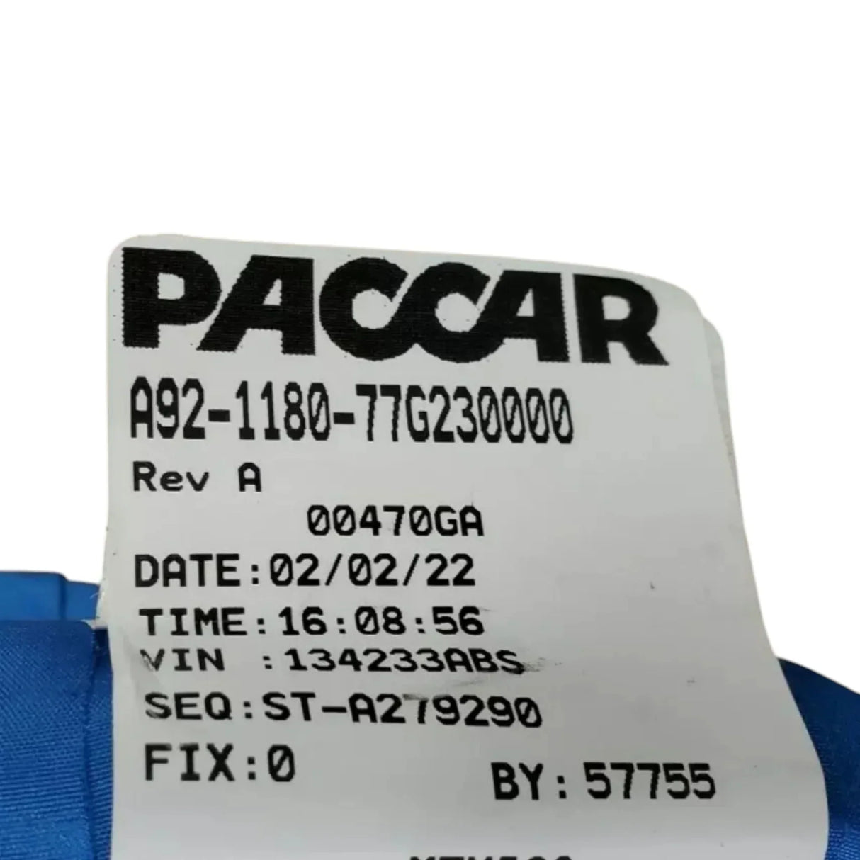 A92118077G230000 Paccar Harness-Abs Chassis - Truck To Trailer