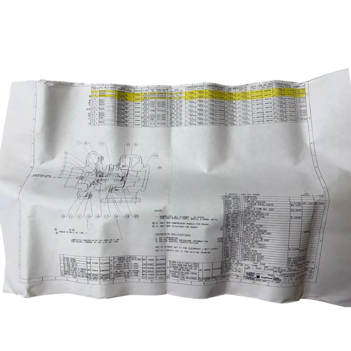 177258 BorgWarner Turbocharger - Truck To Trailer